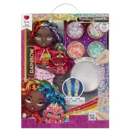 POUPEE RAINBOW HIGH SHIMMERS IRIS 25CM SLIME ET PAILLETTES
