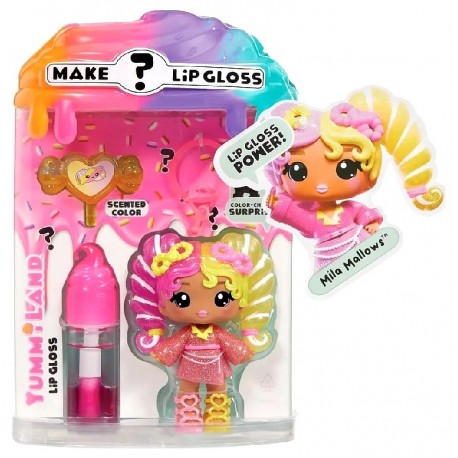 FIGURINE YUMMILAND 10CM - LIP GLOSS - BRILLANT A LEVRES A CREER - ASST. MGA-0035051546061-Lilojouets-Questembert-Muzillac-Morbih