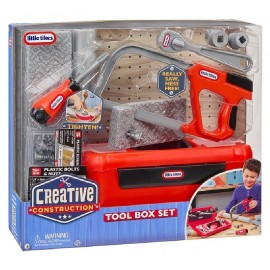 BOITE A OUTILS CONSRUCTION SET AVEC ACCESSOIRES ET MATERIAUX EN MOUSSE