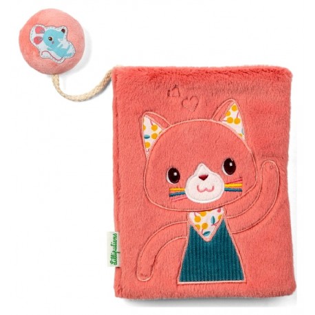 ALBUM PHOTO TISSU JEANNE LE CHAT - 14X18CM - LILLIPUTIENS-5414834836370-Lilojouets-Questembert-Muzillac-Morbihan