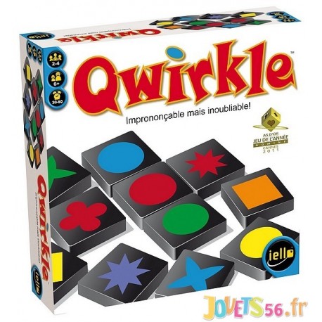 JEU QWIRKLE - Jouets56.fr - Magasins Jouets SAJOU du Morbihan en Bretagne