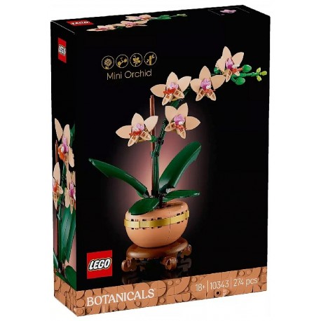 10343 L'ORCHIDEE MINIATURE - 274 PIECES - LEGO BOTANICALS-5702017814643-Lilojouets-Questembert-Muzillac-Morbihan