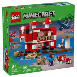 21270 LA MAISON DES CHAMPIMEUHS - 500 PIECES - LEGO MINECRAFT-5702017815442-Lilojouets-Questembert-Muzillac-Morbihan