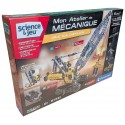COFFRET GRUE SUR CHENILLES - MON ATELIER DE MECANIQUE - SCIENCE&JEU CLEMENTONI