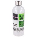 GOURDE MINECRAFT - BOUTEILLE TRANSPARENTE EN PLASTIQUE 850ML 22CM