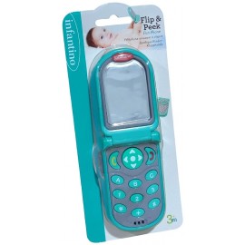 TELEPHONE A CLAPET ELECTRONIQUE AMUSANT - INFANTINO-0773554063073-Lilojouets-Questembert-Muzillac-Morbihan