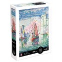 PUZZLE PAUL SIGNAC ENTREE PORT DE LA ROCHELLE 1000 PIECES 68X48CM - CALYPTO