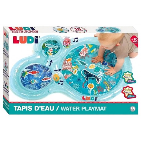 TAPIS D'EAU XXL MARIN 94X20X63CM - GONFLABLE MULTI-ACTIVITES SENSORIELLES - LUDI-3550833301265-Lilojouets-Questembert-Muzillac-M