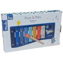METALLOPHONE XYLOPHONE EN BOIS ET METAL - PUCE ET PILOU MOULIN ROTY