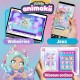 Figurine animakii 14cm school magical girl avec accessoires 32 looks switch&swap-3701405829520-lilojouets-questembert-muzillac-m