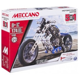 KIT CONSTRUCTION MOTOS 5EN1 174 PIECES METAL - MECCANO-3701405829896-Lilojouets-Questembert-Muzillac-Morbihan