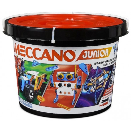 BARIL MECCANO JUNIOR 151 PIECES EN PLASTIQUE-3701405829988-Lilojouets-Questembert-Muzillac-Morbihan