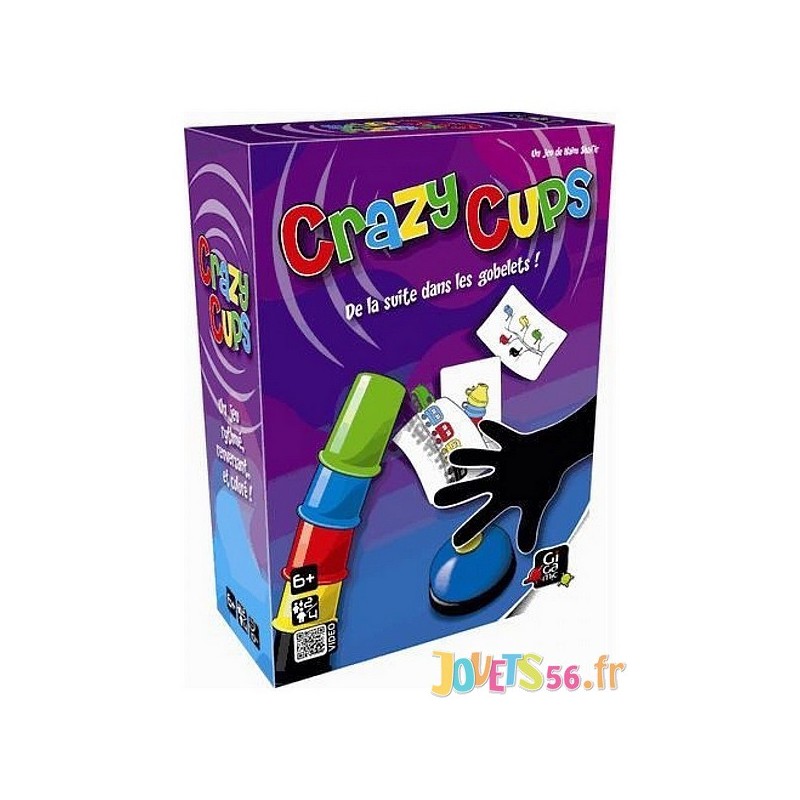 Jeu de société crazy cups - Gigamic - Label Emmaüs