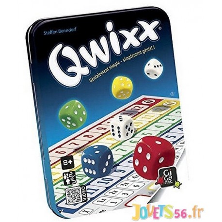 JEU QWIXX BOITE METAL - Jouets56.fr - Magasins Jouets SAJOU du Morbihan en Bretagne