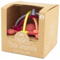 ANNEAU DE DENTITION SILICONE ETOILE SENSORIELLE ROUGE - ULYSSE