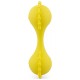 Hochet maraca jaune 15cm en silicone maracadou jaune - ulysse-3760111717477-lilojouets-questembert-muzillac-morbihan