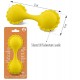 Hochet maraca jaune 15cm en silicone maracadou jaune - ulysse-3760111717477-lilojouets-questembert-muzillac-morbihan