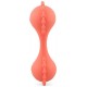 Hochet maraca rouge 15cm en silicone maracadou jaune - ulysse-3760111717484-lilojouets-questembert-muzillac-morbihan