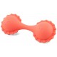 Hochet maraca rouge 15cm en silicone maracadou jaune - ulysse-3760111717484-lilojouets-questembert-muzillac-morbihan