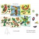 Coffret gommettes deco repositionnables oiseaux dans mon arbre - 6 tableaux -3760119714423-lilojouets-questembert-muzillac-morbi