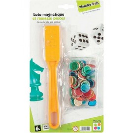 RAMASSE 100 PIONS MAGNETI LOTO - Jouets56.fr - Magasins Jouets SAJOU du Morbihan en Bretagne