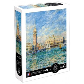 PUZZLE RENOIR VUE DE VENISE 1000 PIECES 68X48CM - CALYPTO-3760124870077-Lilojouets-Questembert-Muzillac-Morbihan