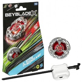 TOUPIE BEYBLADE ROUGE SCYTHE INCENDIO 4-60T SERIE X AVEC LANCEUR - HASBRO-5010996257123-Lilojouets-Questembert-Muzillac-Morbihan
