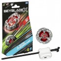 TOUPIE BEYBLADE ROUGE SCYTHE INCENDIO 4-60T SERIE X AVEC LANCEUR - HASBRO