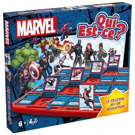 JEU QUI EST-CE MARVEL - 24 PERSONNAGES - HASBRO-5036905049191-Lilojouets-Questembert-Muzillac-Morbihan