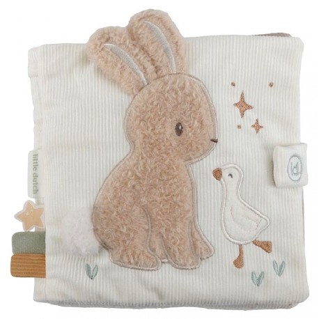 LIVRE D'ACTIVITES EN TISSU - NEWBORN NATURALS - LITTLE DUTCH-8713291884076-Lilojouets-Questembert-Muzillac-Morbihan