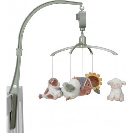 MOBILE MUSICAL PETITE FERME - REMONTOIR MECANIQUE - LITTLE DUTCH-8713291888005-Lilojouets-Questembert-Muzillac-Morbihan