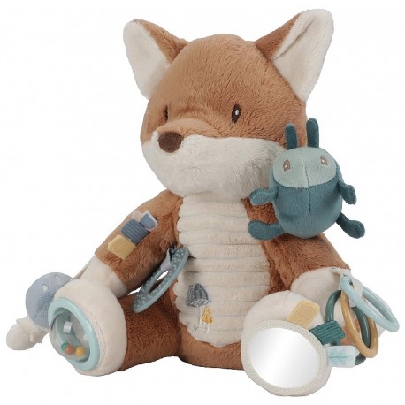 PELUCHE D'ACTIVITES RENARD 29CM - FOREST FRIENDS LITTLE DUTCH-8713291889187-Lilojouets-Questembert-Muzillac-Morbihan