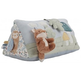 TRIANGLE D'ACTIVITES EN TISSU - FOREST FRIENDS LITTLE DUTCH-8713291889231-Lilojouets-Questembert-Muzillac-Morbihan