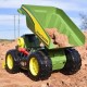 Camion de chantier motorisÉ avec pelle et benne john deere - tomy-0840359702732-lilojouets-questembert-muzillac-morbihan