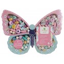 COFFRET PAPILLON 194 PERLES EN BOIS ET FIL 3M - SYCOMORE