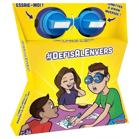 JEU DEFIS A L'ENVERS - AVEC LUNETTES A VISION INVERSEE - JEU D'AMBIANCE-3700043314061-Lilojouets-Questembert-Muzillac-Morbihan