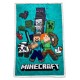 Couverture sherpa minecraft - plaid 100x150cm-3700043316935-lilojouets-questembert-muzillac-morbihan