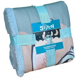 COUVERTURE SHERPA STITCH LITTLE DREAMER - PLAID 100X150CM-3700043317079-Lilojouets-Questembert-Muzillac-Morbihan