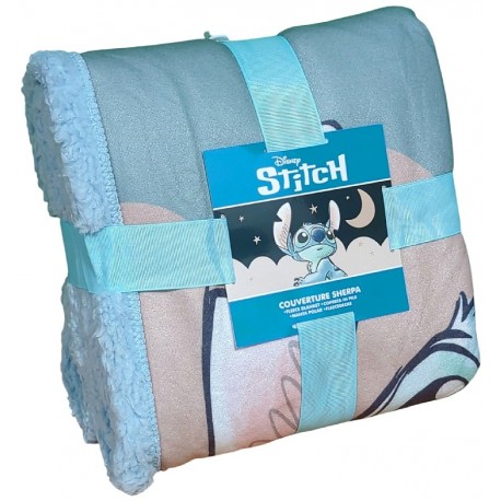 COUVERTURE SHERPA STITCH LITTLE DREAMER - PLAID 100X150CM-3700043317079-Lilojouets-Questembert-Muzillac-Morbihan