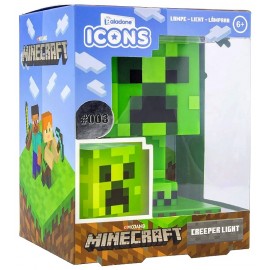VEILLEUSE FIGURINE MINECRAFT CREEPER 11CM - ICONS PALADONE-5055964742270-Lilojouets-Questembert-Muzillac-Morbihan