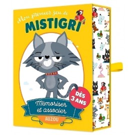 JEU CARTES MON PREMIER JEU DE MISTIGRI - MEMORISER ET ASSOCIER - AUZOU-9782733863954-Lilojouets-Questembert-Muzillac-Morbihan