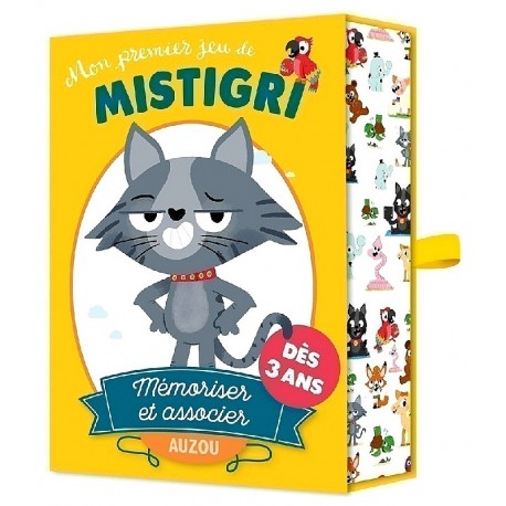 JEU CARTES MON PREMIER JEU DE MISTIGRI - MEMORISER ET ASSOCIER - AUZOU-9782733863954-Lilojouets-Questembert-Muzillac-Morbihan