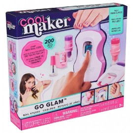 COFFRET SALON DES ONGLES GO GLAM - ONGLERIE COOL MAKER-0681147025813-Lilojouets-Questembert-Muzillac-Morbihan