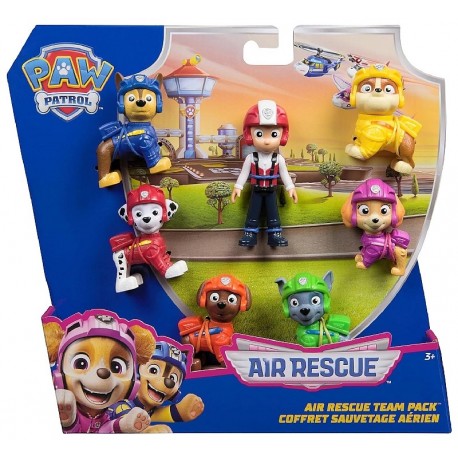 PACK 7 FIGURINES PAT PATROUILLE - AIR RESCUE-0681147041394-Lilojouets-Questembert-Muzillac-Morbihan