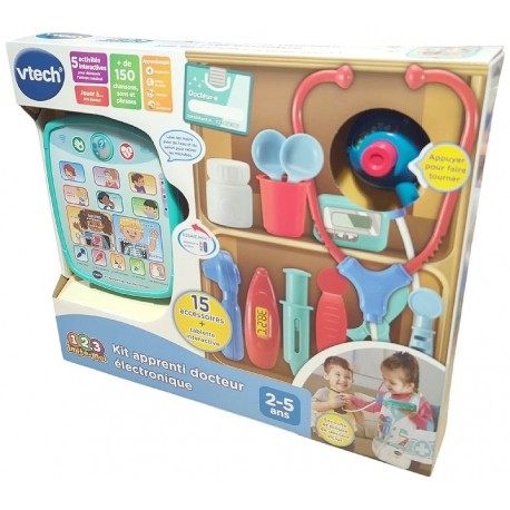 KIT APPRENTI DOCTEUR ELECTRONIQUE - VTECH-3417765521058-Lilojouets-Questembert-Muzillac-Morbihan