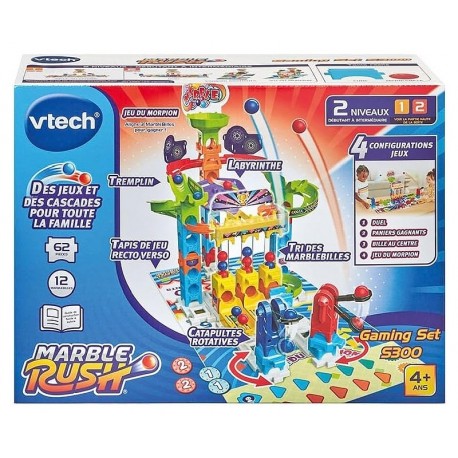 CIRCUIT BILLES GAMING SET S300 MARBLE RUSH 62 PIECES - VTECH-3417765718052-Lilojouets-Questembert-Muzillac-Morbihan