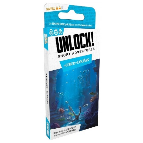JEU CARTES UNLOCK LE COEUR DE L'OCÉAN - SHORT ADVENTURES-3558380136408-Lilojouets-Questembert-Muzillac-Morbihan