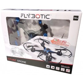 STUNT DRONE RADIOCOM. 2.4GHZ - AVEC 2 BATTERIES - FLYBOTIC-3700224540777-Lilojouets-Questembert-Muzillac-Morbihan
