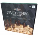 JEU D'ECHECS EN BOIS - PLATEAU 30CM - 32 PIECES EN BOIS TAILLE No2.5