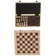 Jeu d'echecs en bois - plateau 38cm coffret pliable placage incrustÉ-3700325043610-lilojouets-questembert-muzillac-morbihan